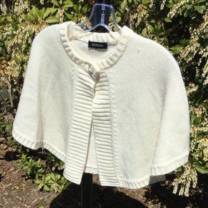 Ideology One Button White Poncho